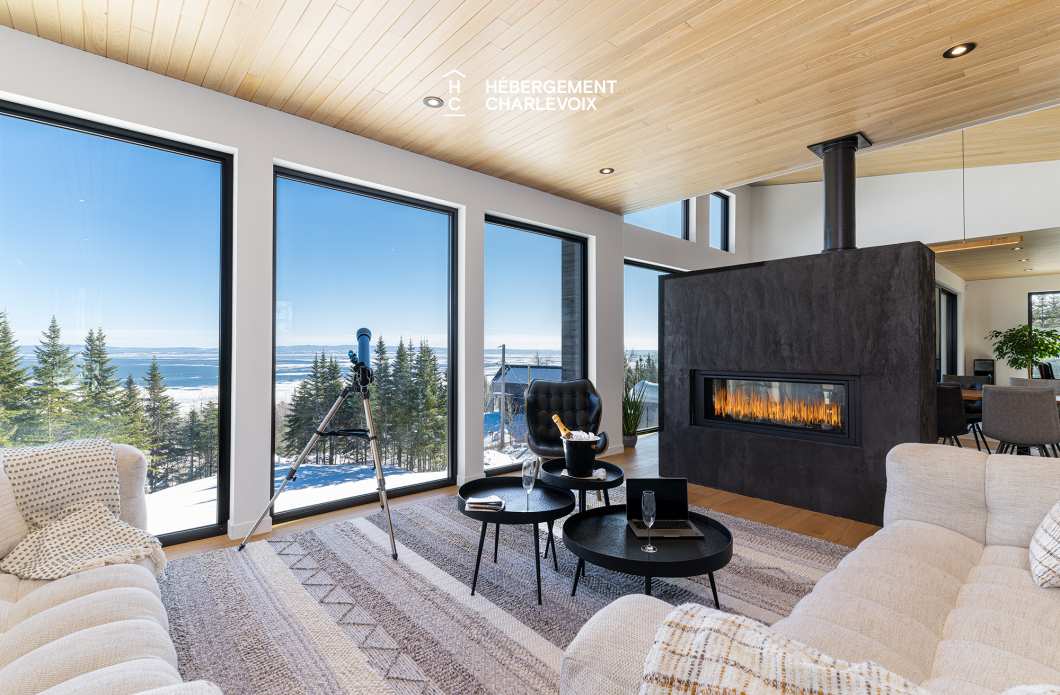 ALT-49 - Villa contemporaine offrant les splendeurs du St-Laurent!